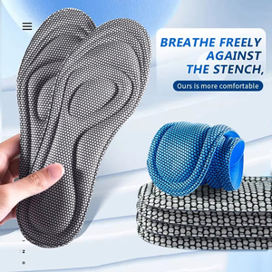 Nano Antibacterial <b>Memory</b> <b>Foam</b> Sport Insoles Orthopedic Foot Care Massage Shoe Pads Comfort <b>Cushion</b> Inserts for Men Women - Product Image 6