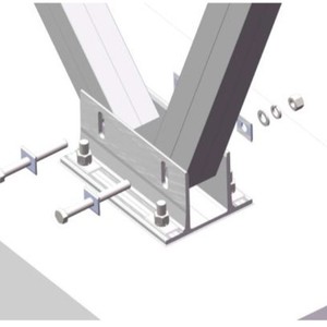 Système de montage solaire en aluminium pour structure de support d'installation photovoltaïque de carport - Product Image 4
