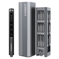 Kit d'outils de tournevis électrique à couple élevé 5 vitesses 45-en-1, multifonctionnel, manuel, pour réparation de batteries, jeu de tournevis de précision pour électricien