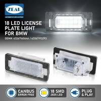 Plaque d'immatriculation LED Tag Lights Pour BMW E39 E60 E82 E90 E92 E93 M3 E39 E60 E70 X5 E60 E61 E88 F10 Accessoires CE E-Mark Approuvé