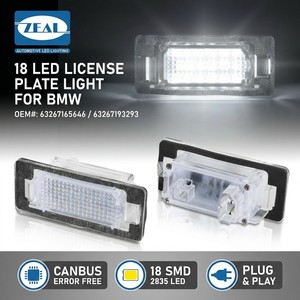 <span class=keywords><strong>Plaque</strong></span> d'<span class=keywords><strong>immatriculation</strong></span> LED Tag Lights Pour BMW E39 E60 E82 E90 E92 E93 M3 E39 E60 E70 X5 E60 E61 E88 F10 Accessoires CE E-Mark Approuvé - Product Image 1