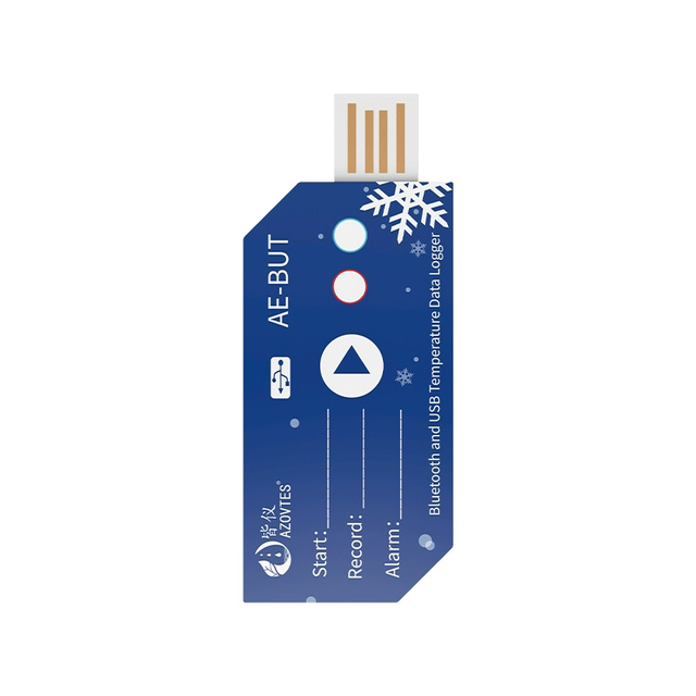 High Quality Waterproof Temperature Data Logger with LCD Display for  One-Time Use 1-Year Warranty
