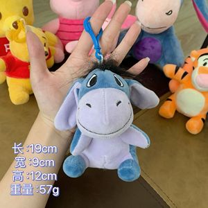 Plushies 4 inch lừa lợn khâu Thú nhồi bông nhỏ Móc Chìa Khóa Đồ chơi nhân vật hoạt hình Mặt dây chuyền sang trọng cho bé trai bé gái - Product Image 6