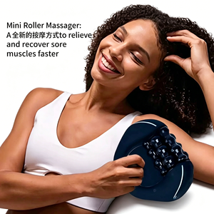 Mini Masajeador de Rodillos Percusivos con 24 Nodos de Masaje para Relajación Muscular Profunda y Recuperación Corporal - Product Image 4