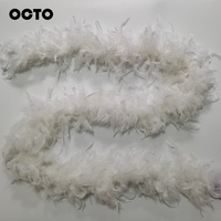 80G 2M Carnaval Party Events Décoration Turquie Chandelle Plume Boas DIY Couture Artisanat