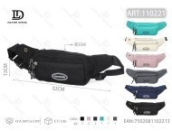 Marsupio da uomo da 13 pollici, leggero, regolabile, minimalista, rettangolare, in tessuto Oxford, per viaggi e uso quotidiano - Product Image 1