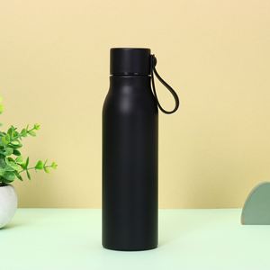 350ml 500ml 650ml Narrow Mouth Sports <b>Bottle</b>, 304 Stainless Vacuum Cup with Silicone Handle for Vehicle Daily Drinking - Product Image 6
