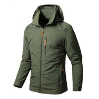 Veste de montagne pour homme, épaisse, imperméable, à fermeture éclair, en softshell, avec logo personnalisé, respirante, coupe-vent, col roulé, automne-hiver