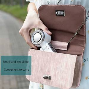 Ventilador de Cuello USB Plegable, Recargable, con Enrollador, HVLS, Personalizado, con 5 Velocidades, 4-6 Horas de Duración, para Uso Doméstico, en el Automóvil y al Aire Libre - Product Image 6