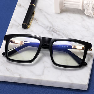 MS 93512 2024 New Custom men của Eyewear TR90 + kim loại khung vuông màu xanh ánh sáng Blocker kính thời trang Kính quang học Eyewear - Product Image 2
