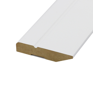 Mẫu miễn phí Trắng <span class=keywords><strong>primed</strong></span> gỗ mouldings <span class=keywords><strong>MDF</strong></span> mouldings sơn mouldings không thấm nước trang trí ván chân tường cơ sở Hội Đồng Quản Trị - Product Image 1