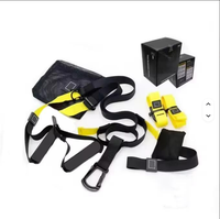 Freeman - Vente Flash : Équipement de Gymnastique, Machines de Fitness, Entraînement de Force, Ceinture d'Entraînement TRX (Ensemble) avec Bandes de Résistance