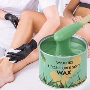 En Stock, Entrega Rápida, <span class=keywords><strong>Cera</strong></span> Depilatoria Suave de 400g <span class=keywords><strong>para</strong></span> Mujeres y Hombres, con Aroma a Papaya, Leche y Fresa, Múltiples Sabores a Elegir - Product Image 4