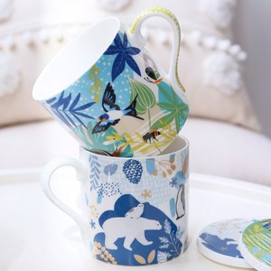 Taza de Porcelana con Diseño Animal - Taza Pastoral para Café y Leche para el Hogar - Product Image 4