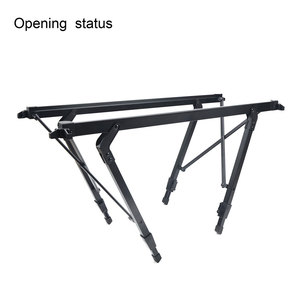 <span class=keywords><strong>Table</strong></span> <span class=keywords><strong>de</strong></span> <span class=keywords><strong>camping</strong></span> IGT pliable 3 unités en alliage d'aluminium, réglable en hauteur, portable, pour pique-nique, pêche, barbecue, charge maximale 50 kg - Product Image 5