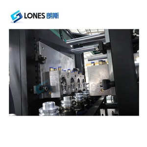 เครื่องผลิตขวด PET อัตโนมัติ LS-A4 ความเร็วสูง ขับเคลื่อนด้วยมอเตอร์เต็มรูปแบบ สำหรับขวดพลาสติกขนาดเล็ก 10 มล. ถึง 600 มล. ควบคุมด้วย PLC ผลิตได้ 6000 ขวดต่อชั่วโมง - Product Image 6