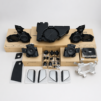 Kit de système audio haut de gamme OLIVER Europe pour Audi A6 L/A7 L, avec tweeters rétractables et haut-parleurs de panneau de porte entièrement plaqués