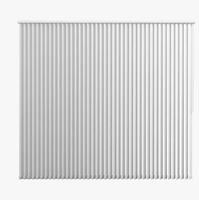 Stores verticaux cellulaires modernes manuels en tissu uni, étanches, pour hôtels et bureaux, avec fonction pare-soleil