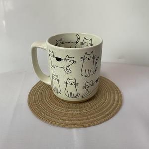 Taza de cerámica de gran capacidad de <span class=keywords><strong>Cyber</strong></span> Celebrous, diseño de Arte de dibujos animados pintados a mano para uso en oficina, regalos de negocios para leche o <span class=keywords><strong>café</strong></span> - Product Image 1