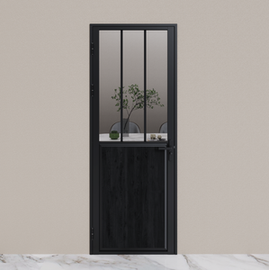 <span class=keywords><strong>Mampara</strong></span> de <span class=keywords><strong>Ducha</strong></span> de Dos Paneles con Marco de Aluminio y Vidrio Transparente de 5 mm, Separador de Baño con Puerta <span class=keywords><strong>Abatible</strong></span> - Product Image 2