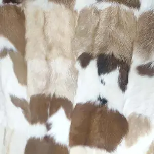 High quality Kid lamb skin real fur rugs genuine goat leather carpet For furniture bags shoes clothing
