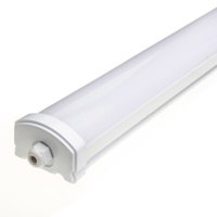 Luminaire LED étanche IP65 de bonne qualité 40W 60W 4FT 120cm 130Lm/w, type Tri-proof, étanche à la vapeur, pour cabine, ferme, métro
