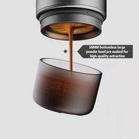 Machine à café italienne portable Cera+ 20 bars haute pression, double extraction chaude et froide, mini machine à expresso pour usage domestique