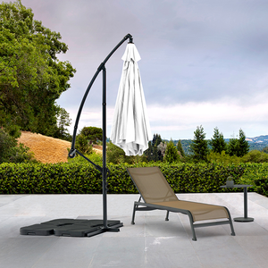 Sombrillas de <span class=keywords><strong>Patio</strong></span> Colgantes de Hierro, Sombrilla de Playa Tipo Banana, Parasol de Jardín para Exteriores, Sombrilla de <span class=keywords><strong>Patio</strong></span> Económica - Product Image 4