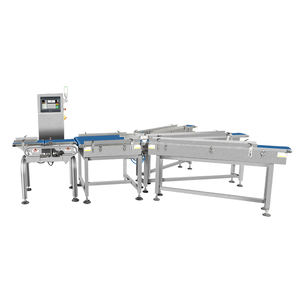 Báscula de control de peso de 3 etapas de alta velocidad con cinta transportadora para línea de envasado industrial, acero inoxidable 304, alta precisión - Product Image 1