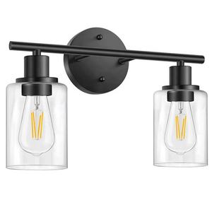 Candelabro <span class=keywords><strong>de</strong></span> doble lámpara <span class=keywords><strong>para</strong></span> decoración <span class=keywords><strong>de</strong></span> <span class=keywords><strong>espejo</strong></span> <span class=keywords><strong>de</strong></span> tocador <span class=keywords><strong>de</strong></span> <span class=keywords><strong>baño</strong></span>, accesorios <span class=keywords><strong>de</strong></span> iluminación contemporáneos <span class=keywords><strong>para</strong></span> apartamento, base media, 2/3 x E26 - Product Image 2