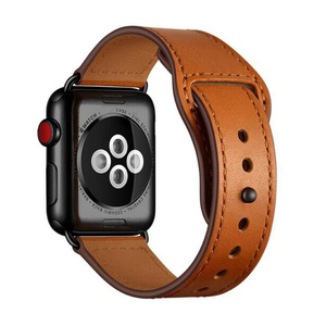 Hot Sale Wristband 38mm 40mm 42mm 44 mm Genuine Leather Luxury Watch Band Strap For i Apple Watch Series 5 4 3 Iwatch Bands - Product Image 4