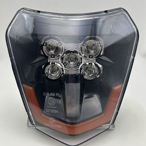 Conjunto de faros LED para motocicleta, lámpara frontal de alto brillo para motocicleta todoterreno - Product Image 1