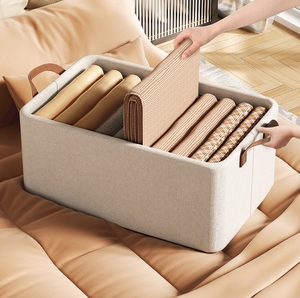 공장 도매 가정용 제품 친환경 접이식 의류 바지 장난감 수납 상자 - Product Image 3
