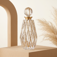 Flacon en verre scellé avec bouchon en liège pour huile d'Attar Oud, 280 ml, emballage de parfum arabe, modèle WJU141, de l'usine WANJING