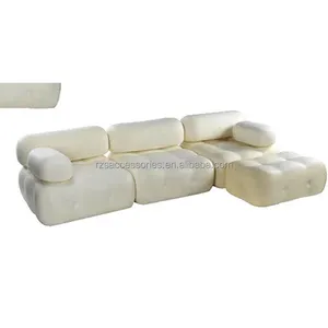 Hot sale living room modular sofa comfortable functional L shape lounge sofa for home chair furniture parts