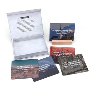 Tùy chỉnh giấy Flash Board trò chơi poker mối quan hệ phù hợp với từ & khẳng định Thẻ quà tặng Câu Hỏi trả lời thẻ trò chơi - Product Image 6