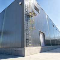 Bâtiment préfabriqué en structure d'acier conçue pour une capacité de charge élevée, adapté aux usines commerciales et aux installations logistiques