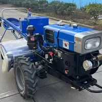 Traktor Pertanian Peredam Guncangan, Traktor Pertanian, Pemanen Bawang Putih, Pengolah Tanah
