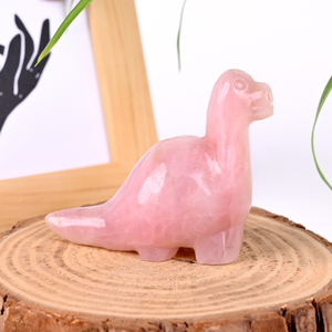 Figuras de Dinosaurios de Cristal Natural Pulido, Adorables Figuras de Animales de Cristal Curativo para Souvenirs, Venta al Por Mayor - Product Image 5