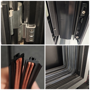 Cửa sổ nhôm thiết kế hiện đại <span class=keywords><strong>2025</strong></span> với kính đôi chống thấm nước Chống Bão cho ứng dụng trường học - Product Image 5