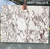 Dalles de marbre blanc naturel Calacatta Viola Green pour revêtement mural et revêtement de sol