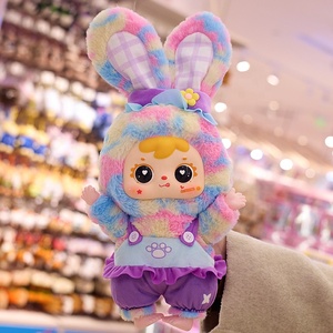 Samuel 400% V2 felice Picnic del piccolo orso e della piccola serie di conigli scatola cieca decorazione giocattolo alla moda decorazione graziosa bambola di peluche regalo - Product Image 4