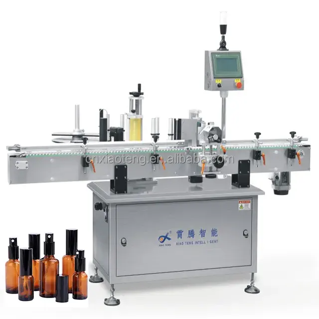 테이블 상단 라운드 병 라벨링 기계 물 라벨 인쇄 기계 자동 플라스틱 라벨 기계 220V/50HZ