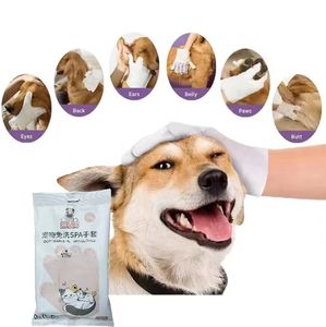 Top Venda Espessado <span class=keywords><strong>Pet</strong></span> Grooming Limpeza Luvas Molhadas Toalhetes para Cães Private Label <span class=keywords><strong>Pet</strong></span> Toalhetes Molhados - Product Image 4