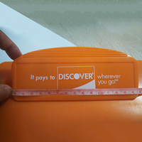 Porte-documents publicitaire personnalisé avec logo, simple face, en plastique, avec pince robuste pour la publicité