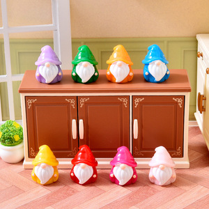 Mini Estatuas de Resina de Duendes de Colores, Decoración para Casa de Muñecas de Cuentos de Hadas, Ideal para Niños y Entusiastas - Product Image 2