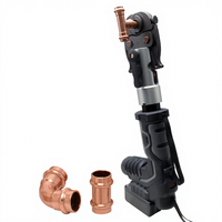 Prensa Hidráulica a Batería MEC-1525 para Prensar Tuberías de Acero Inoxidable y Cobre, DC18V/4.0Ah 42KN