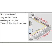 Nouveau contrôleur intelligent de lumière d'escalier éclairage d'escalier led contrôleur de lumière d'escalier capteur de mouvement contrôleur d'escalier intelligent
