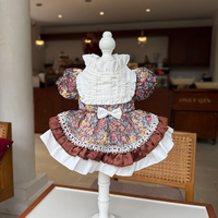 Vêtements d'été élégants et chics pour animaux de compagnie, robe de soirée de luxe Lolita pour chien, mode boutique, réduction en gros