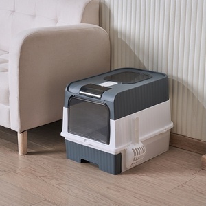 Tiroir totalement fermé anti-odeur bac à litière Runpin Jx-0036 stérilisé aux UV Extra Large bac à litière pour <span class=keywords><strong>chat</strong></span> produits de nettoyage pour animaux de compagnie - Product Image 5